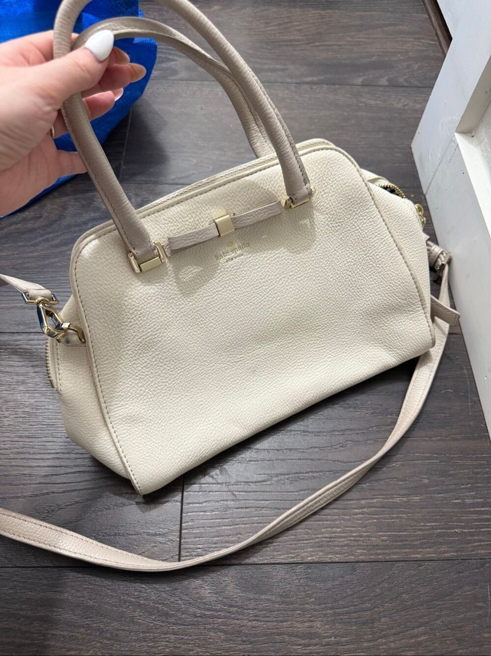 Kate Spade Henderson Street Sawyer Cream Bag Tote Purse